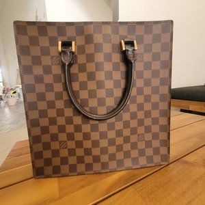 Louis Vuitton Damier Ebene Canvas Venice Sac Plat Bag
